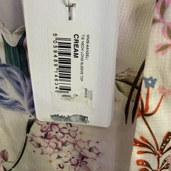 Ted Baker Silk Floral Bow-Tie Blouse - Picture 9 of 9